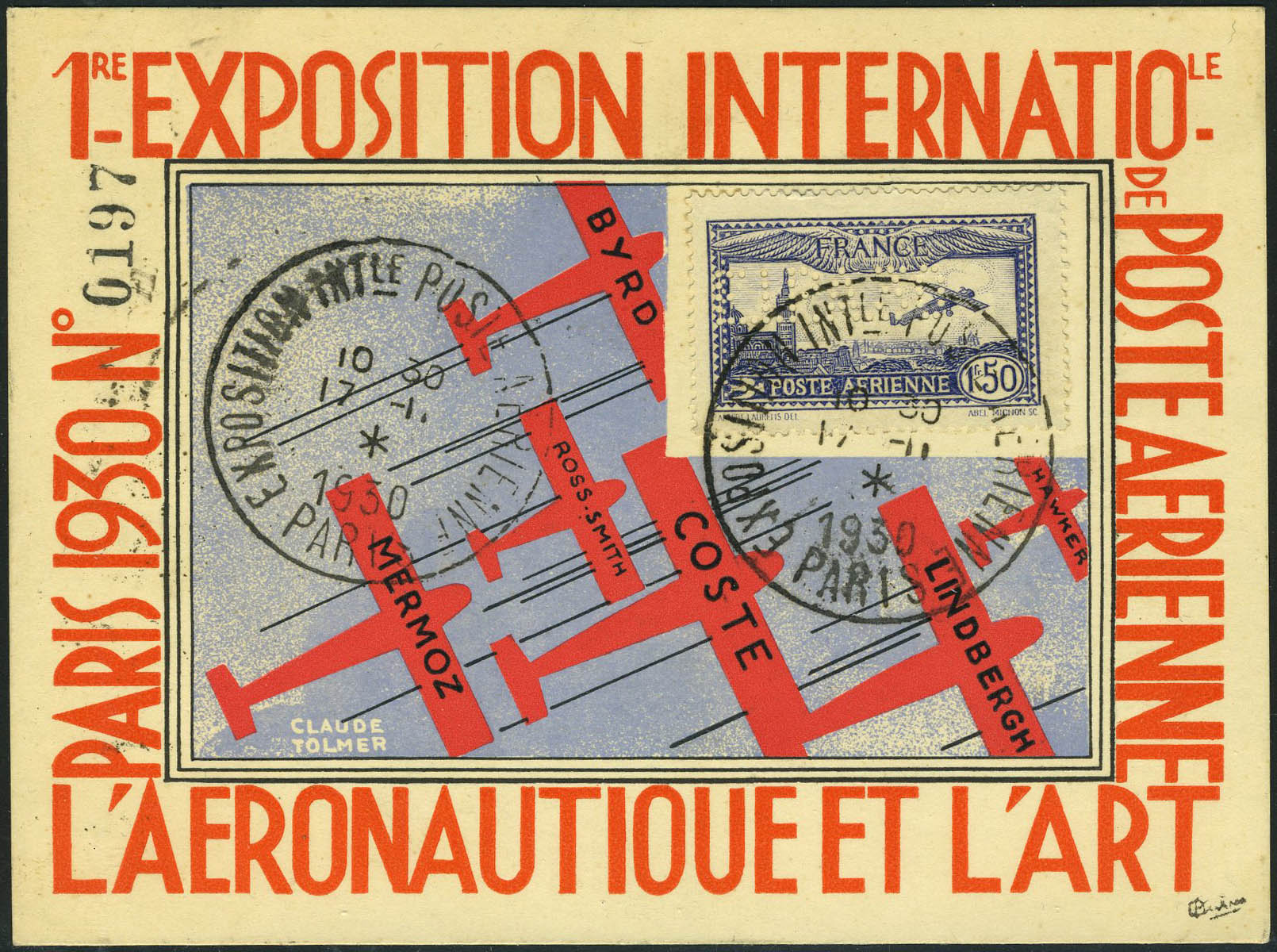 Lot 1112 - France poste aerienne - Francois Feldman F.C.N.P François FELDMAN sale #122 Lot 1112 - France poste aerienne - Francois Feldman F.C.N.P François FELDMAN sale #122