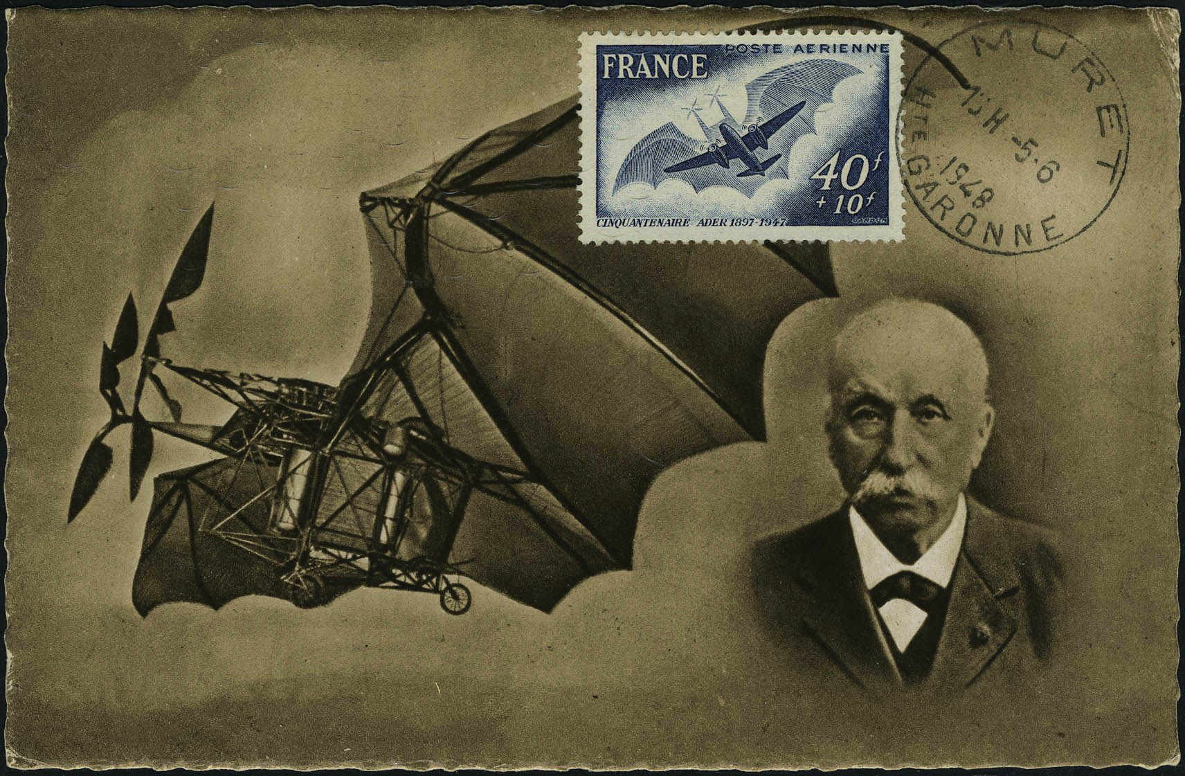 Lot 1138 - France poste aerienne -  Francois Feldman F.C.N.P François FELDMAN sale #122