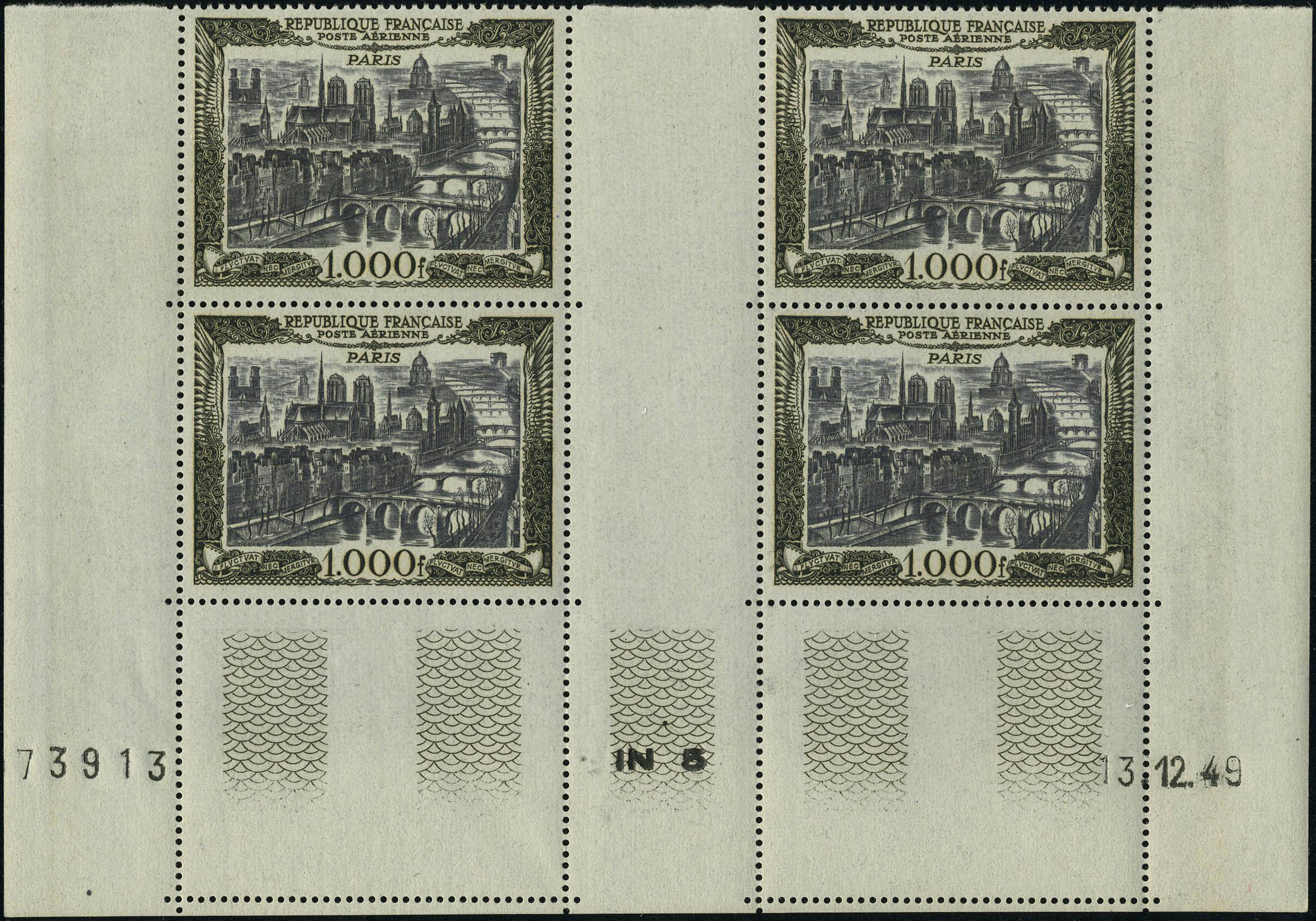 Lot 1141 - France poste aerienne -  Francois Feldman F.C.N.P François FELDMAN sale #122