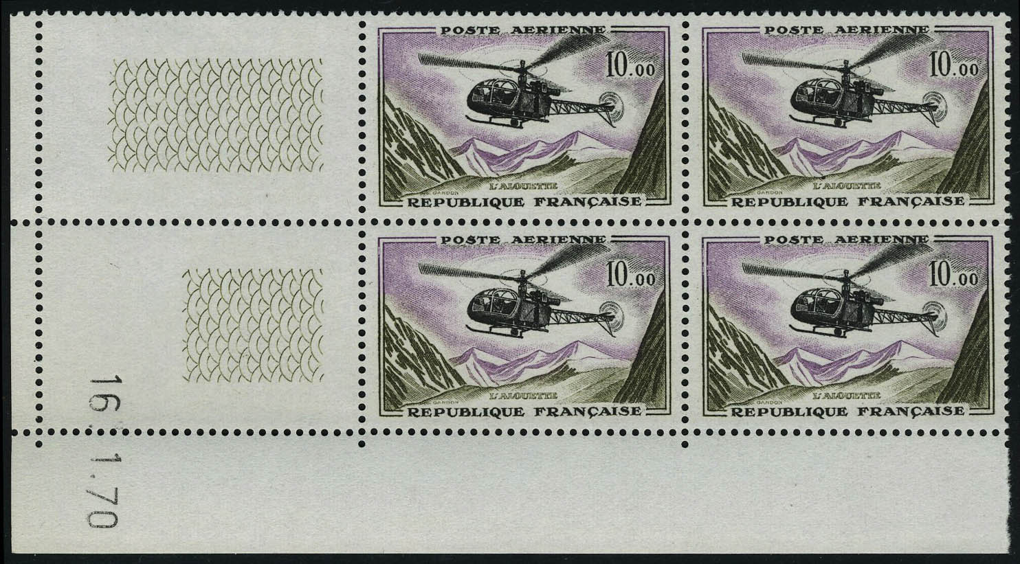 Lot 1150 - France poste aerienne -  Francois Feldman F.C.N.P François FELDMAN sale #122