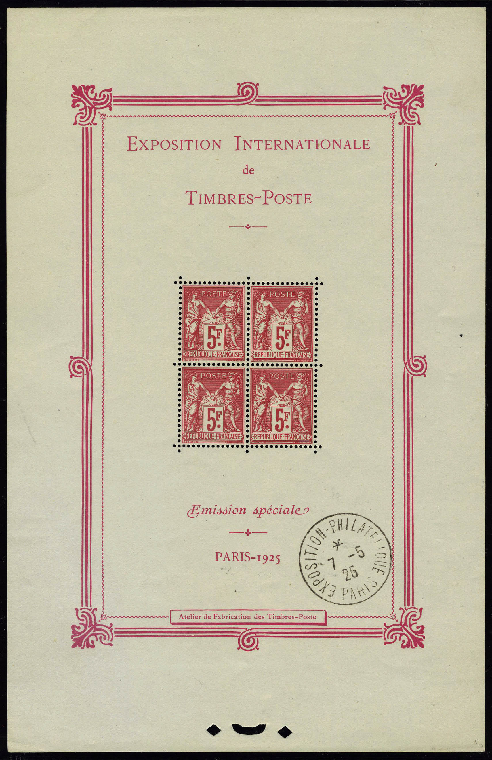 Lot 1155 - France BLOCS & FEUILLETS -  Francois Feldman F.C.N.P François FELDMAN sale #122