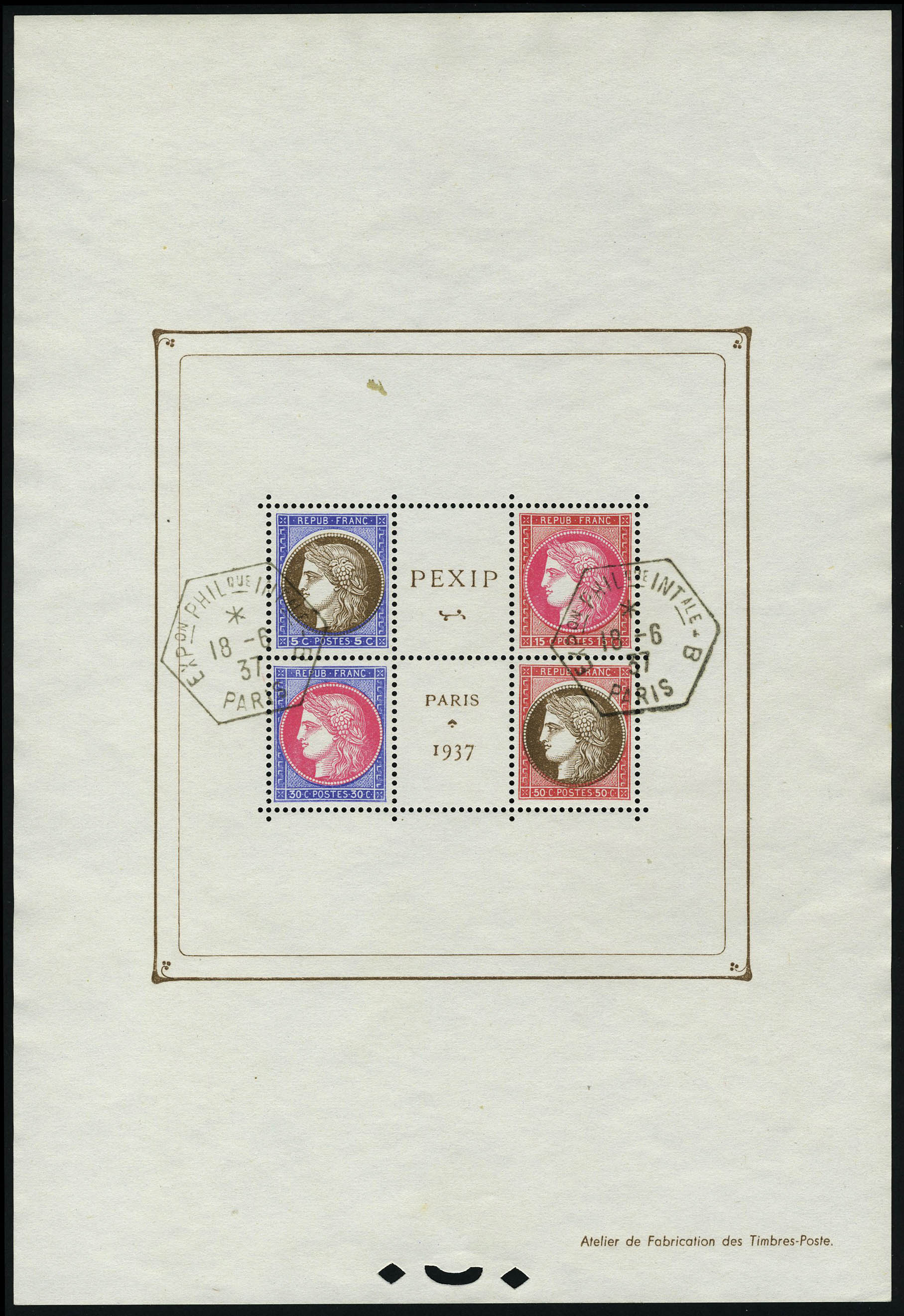 Lot 1163 - France BLOCS & FEUILLETS -  Francois Feldman F.C.N.P François FELDMAN sale #122