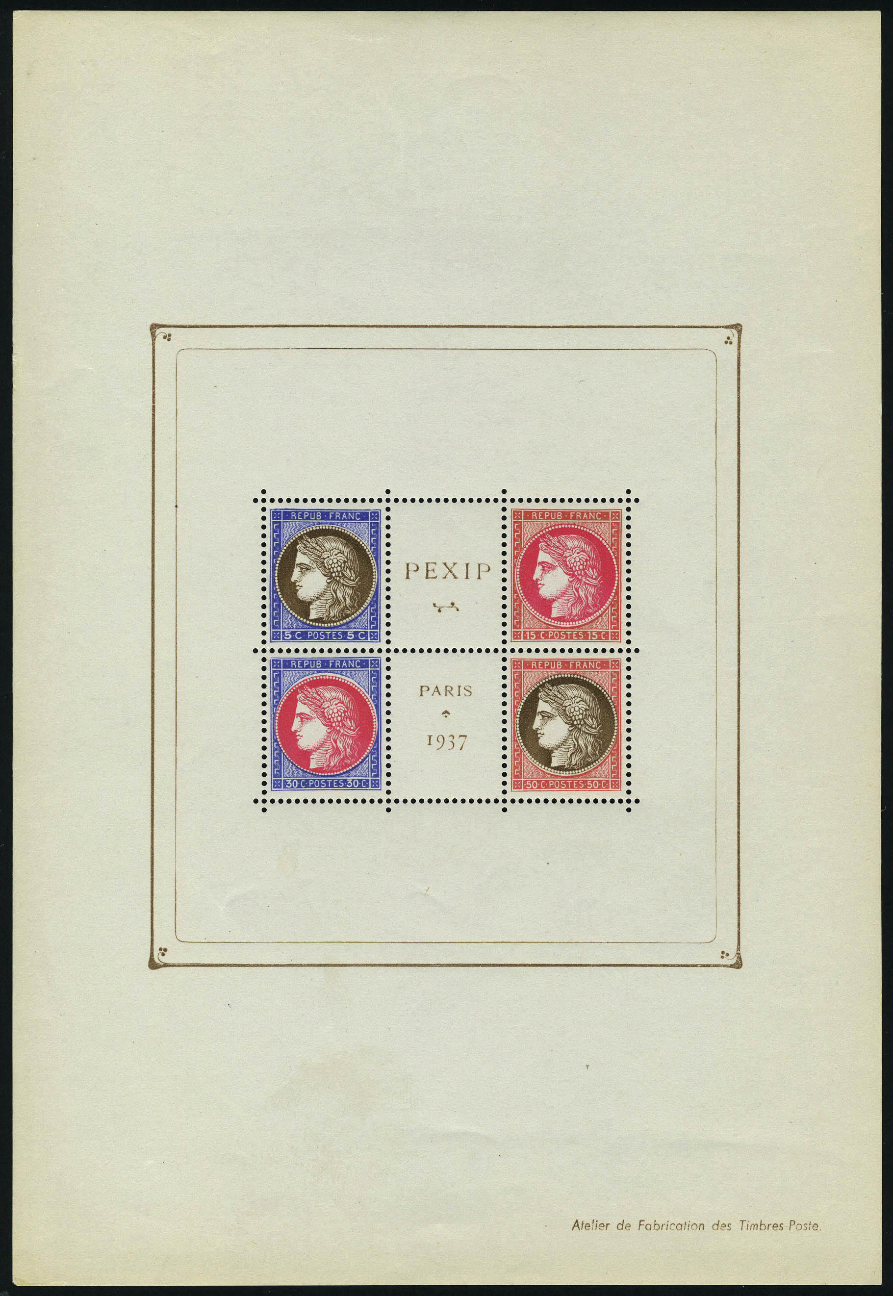 Lot 1164 - France BLOCS & FEUILLETS -  Francois Feldman F.C.N.P François FELDMAN sale #122