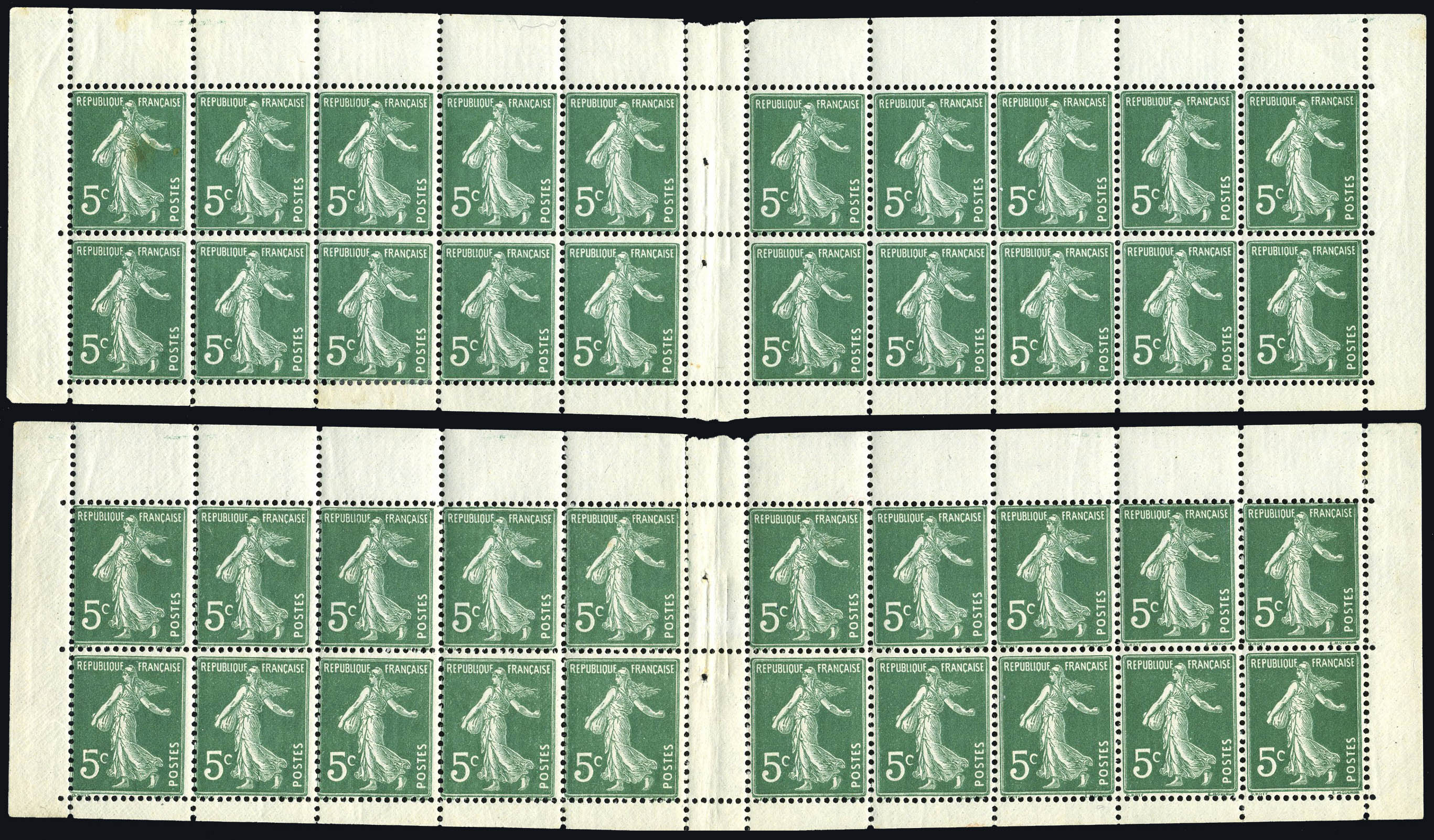 Lot 1179 - France carnets -  Francois Feldman F.C.N.P François FELDMAN sale #122