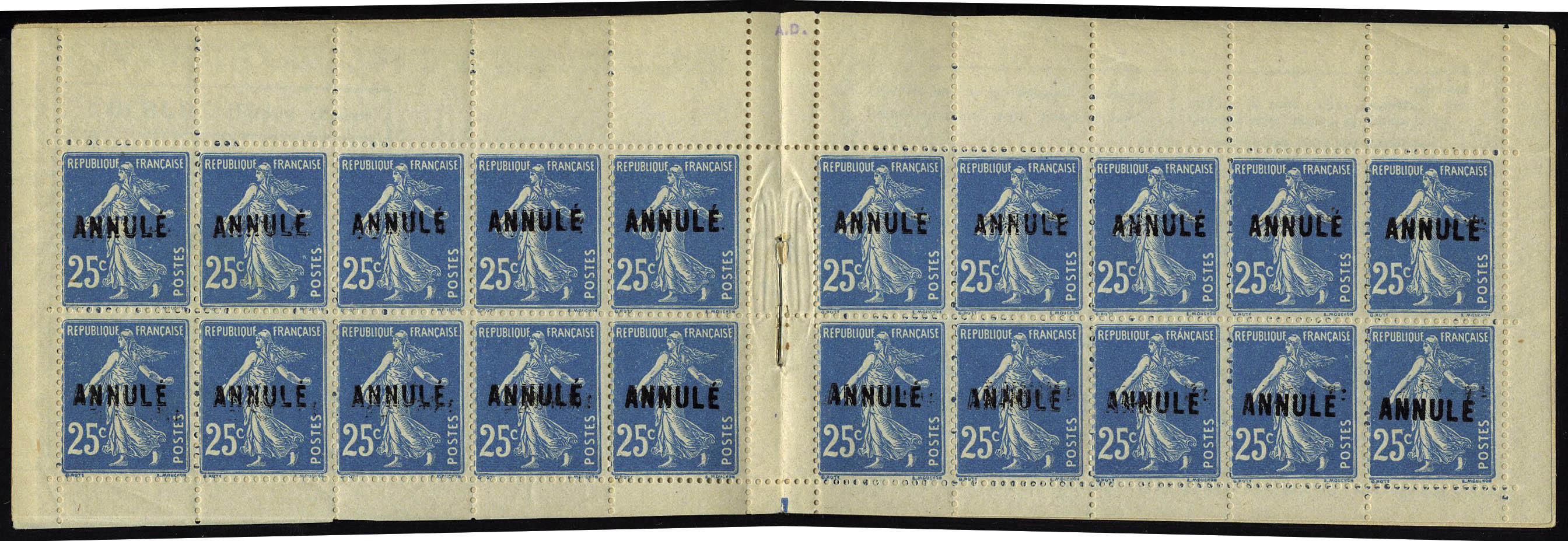 Lot 1182 - France carnets -  Francois Feldman F.C.N.P François FELDMAN sale #122