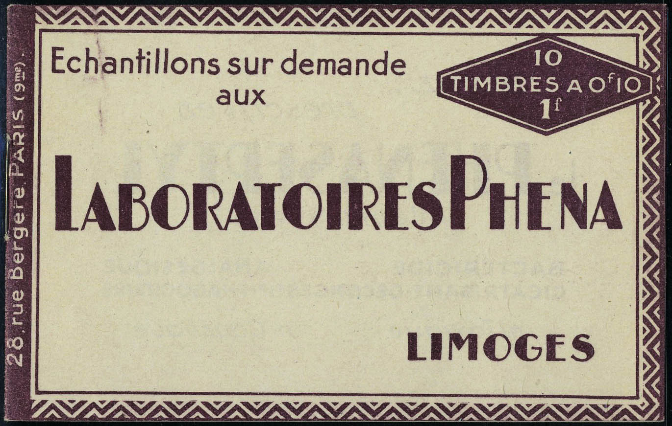 Lot 1187 - France carnets -  Francois Feldman F.C.N.P François FELDMAN sale #122
