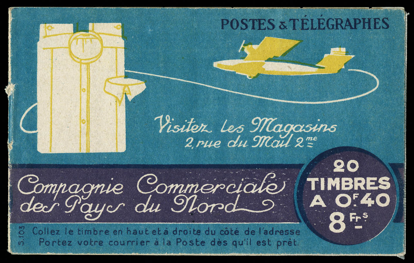 Lot 1194 - France carnets -  Francois Feldman F.C.N.P François FELDMAN sale #122