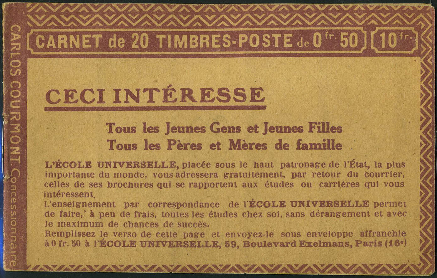 Lot 1201 - France carnets -  Francois Feldman F.C.N.P François FELDMAN sale #122