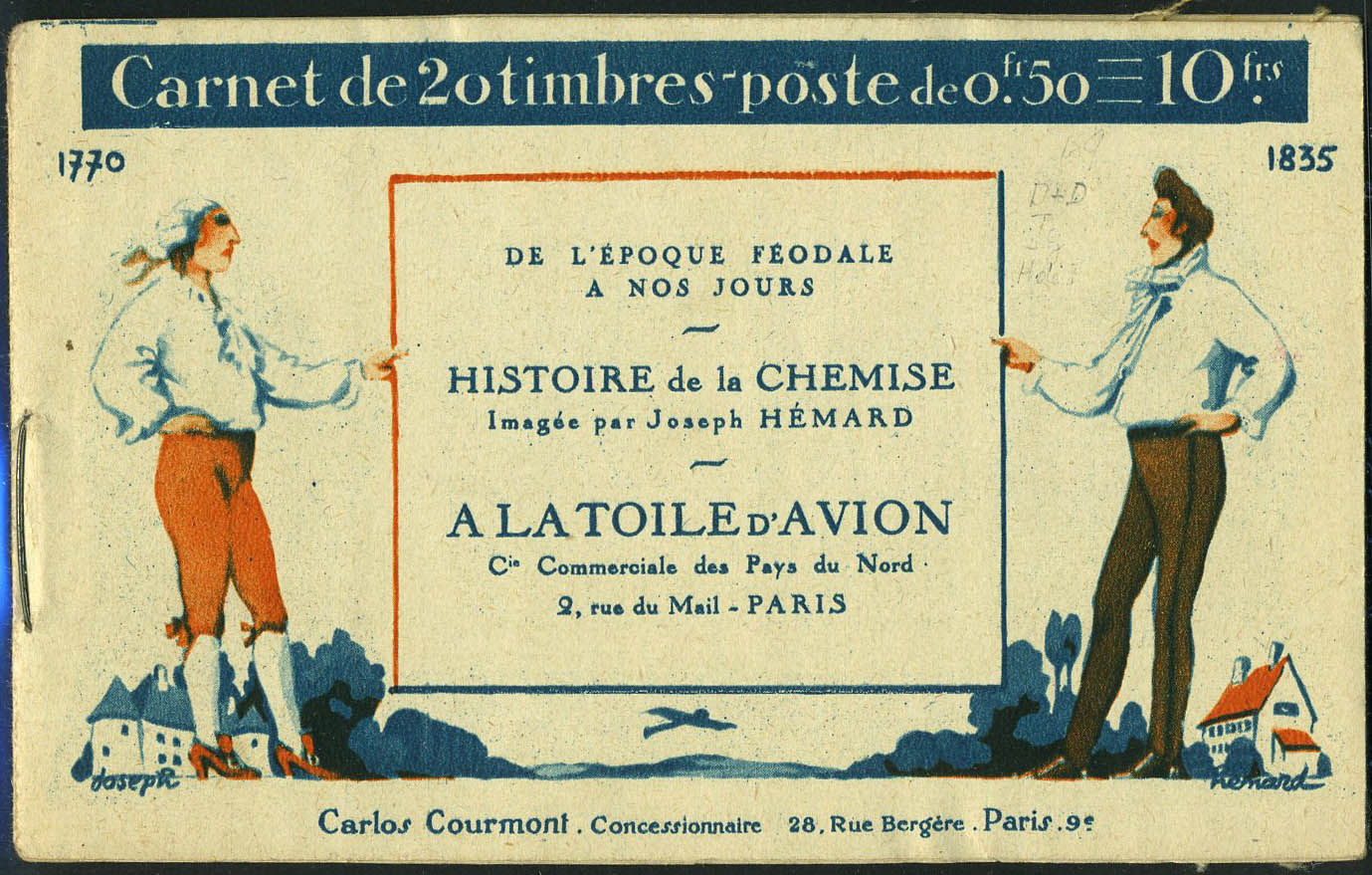 Lot 1202 - France carnets -  Francois Feldman F.C.N.P François FELDMAN sale #122