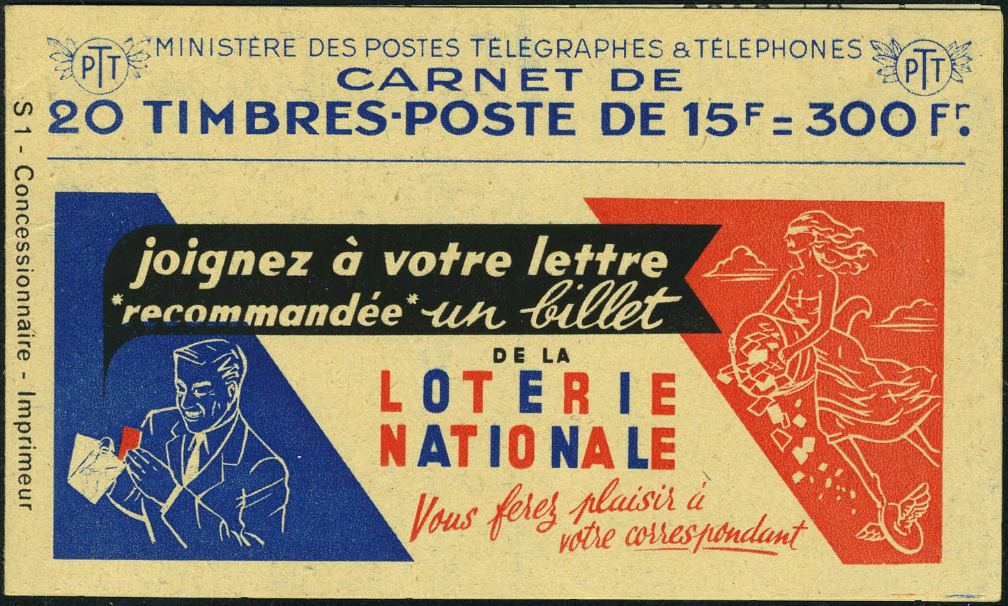 Lot 1203 - France carnets -  Francois Feldman F.C.N.P François FELDMAN sale #122