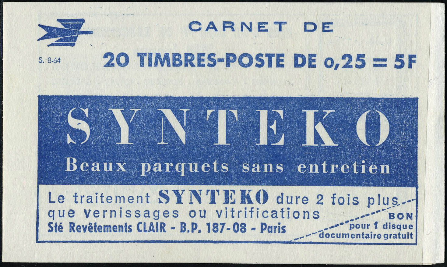 Lot 1206 - France carnets -  Francois Feldman F.C.N.P François FELDMAN sale #122
