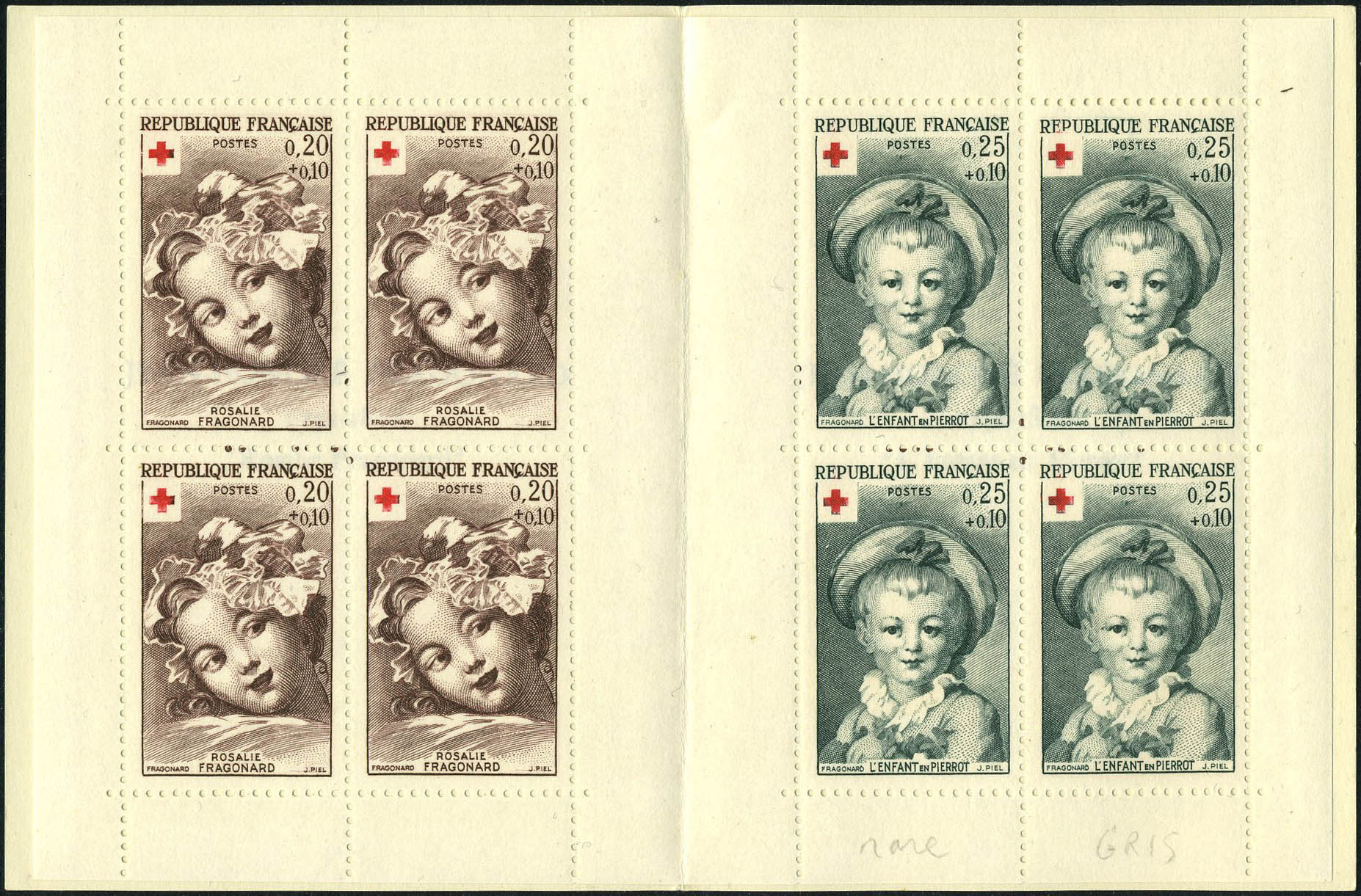 Lot 1217 - France carnets -  Francois Feldman F.C.N.P François FELDMAN sale #122