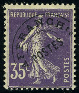 Lot 1259 - France preobliteres - Francois Feldman F.C.N.P François FELDMAN sale #122 Lot 1259 - France preobliteres - Francois Feldman F.C.N.P François FELDMAN sale #122