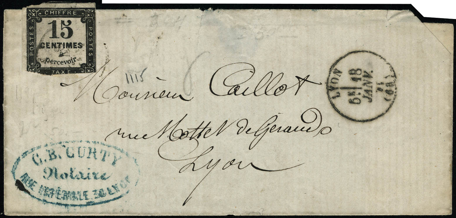 Lot 1304 - France timbres-taxe -  Francois Feldman F.C.N.P François FELDMAN sale #122
