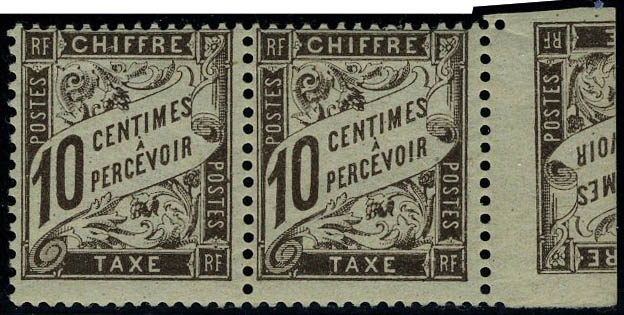 Lot 1328 - France timbres-taxe - Francois Feldman F.C.N.P François FELDMAN sale #122 Lot 1328 - France timbres-taxe - Francois Feldman F.C.N.P François FELDMAN sale #122