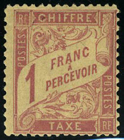 Lot 1331 - France timbres-taxe - Francois Feldman F.C.N.P François FELDMAN sale #122 Lot 1331 - France timbres-taxe - Francois Feldman F.C.N.P François FELDMAN sale #122