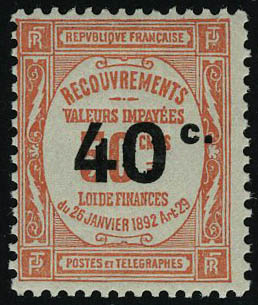 Lot 1337 - France timbres-taxe - Francois Feldman F.C.N.P François FELDMAN sale #122 Lot 1337 - France timbres-taxe - Francois Feldman F.C.N.P François FELDMAN sale #122