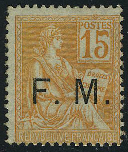 Lot 1375 - France timbres de franchise - Francois Feldman F.C.N.P François FELDMAN sale #122 Lot 1375 - France timbres de franchise - Francois Feldman F.C.N.P François FELDMAN sale #122