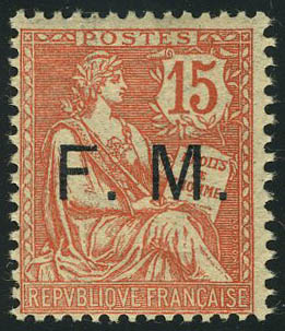 Lot 1376 - France timbres de franchise - Francois Feldman F.C.N.P François FELDMAN sale #122 Lot 1376 - France timbres de franchise - Francois Feldman F.C.N.P François FELDMAN sale #122