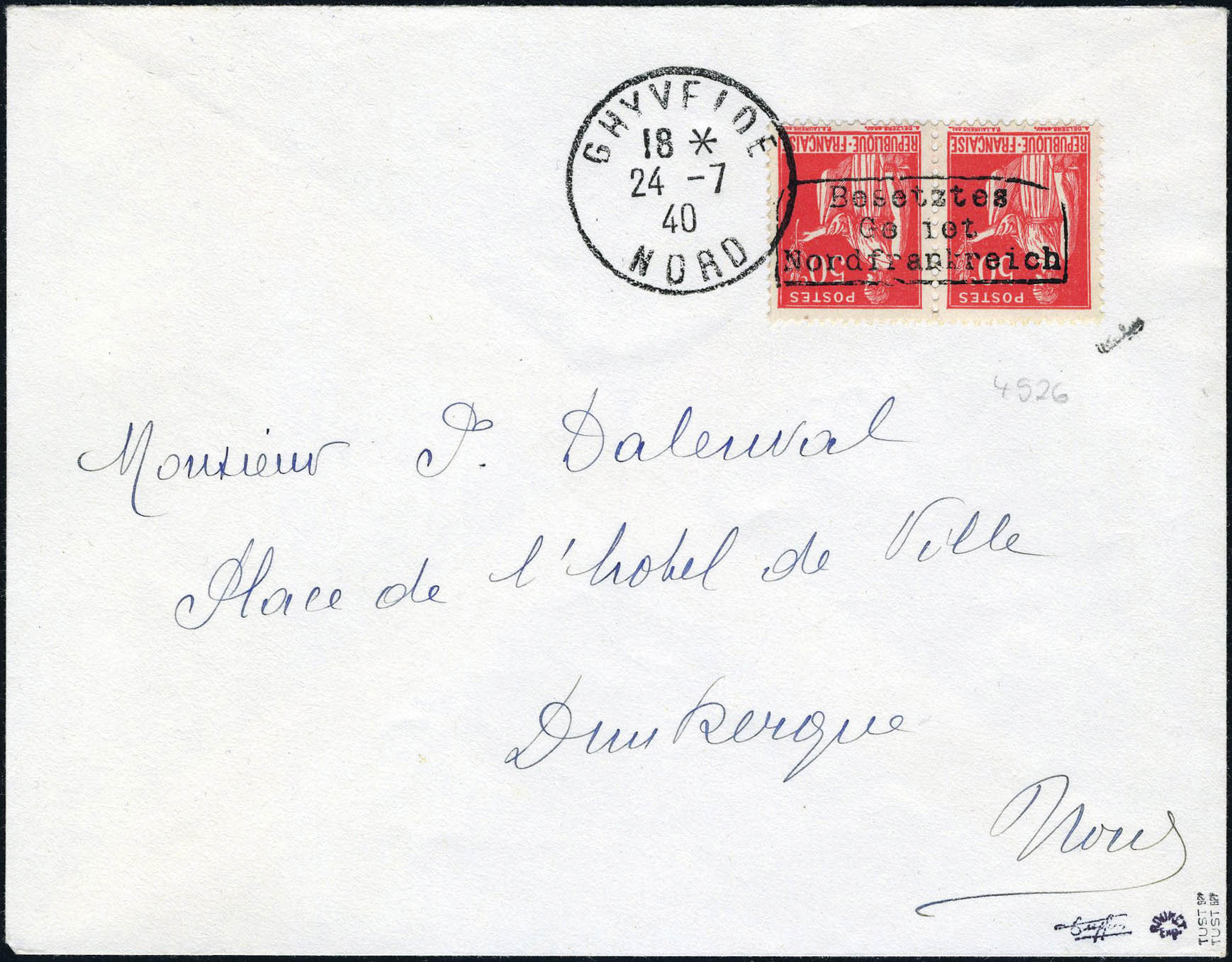 Lot 1388 - France timbres de guerre - Francois Feldman F.C.N.P François FELDMAN sale #122 Lot 1388 - France timbres de guerre - Francois Feldman F.C.N.P François FELDMAN sale #122