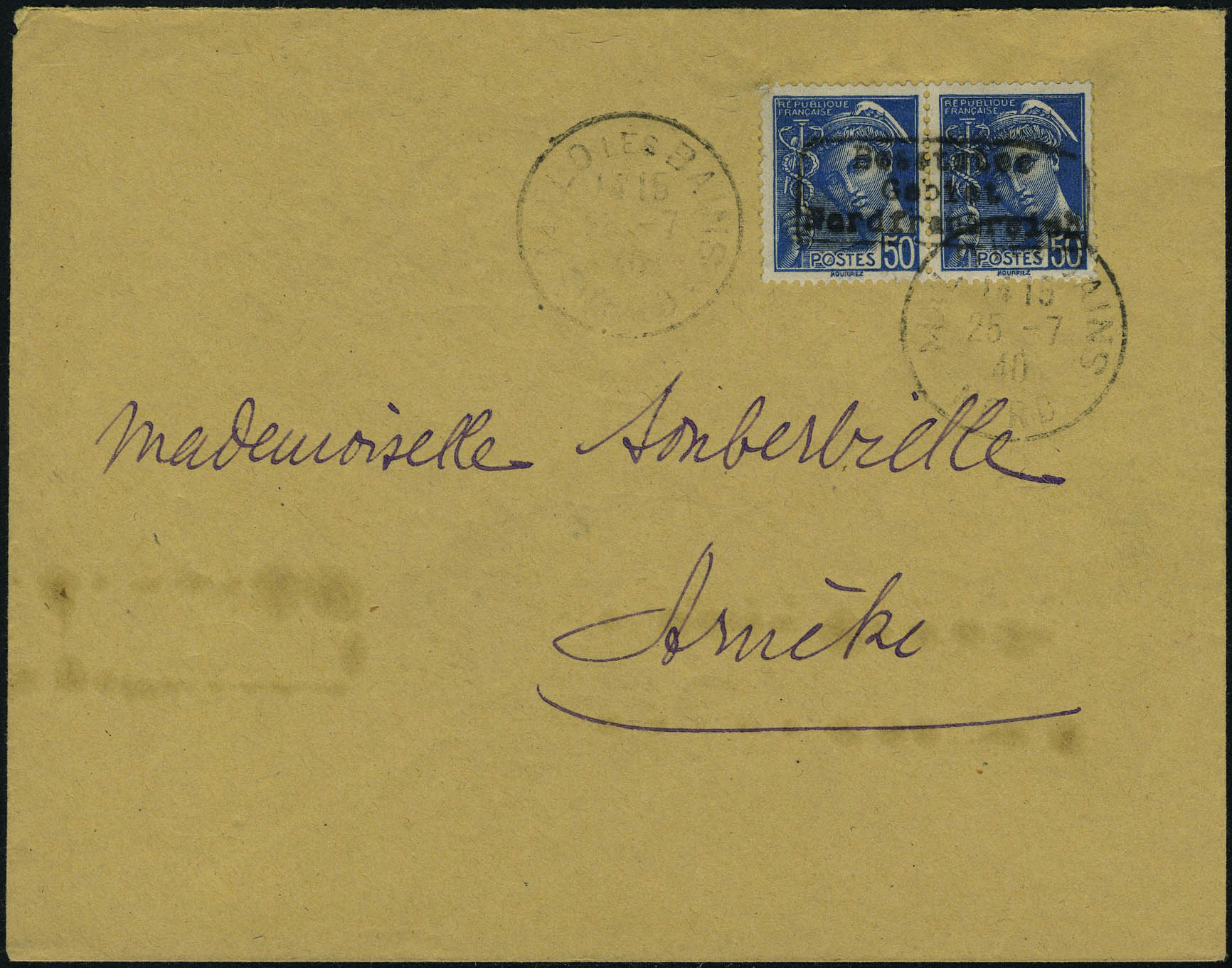 Lot 1390 - France timbres de guerre - Francois Feldman F.C.N.P François FELDMAN sale #122 Lot 1390 - France timbres de guerre - Francois Feldman F.C.N.P François FELDMAN sale #122
