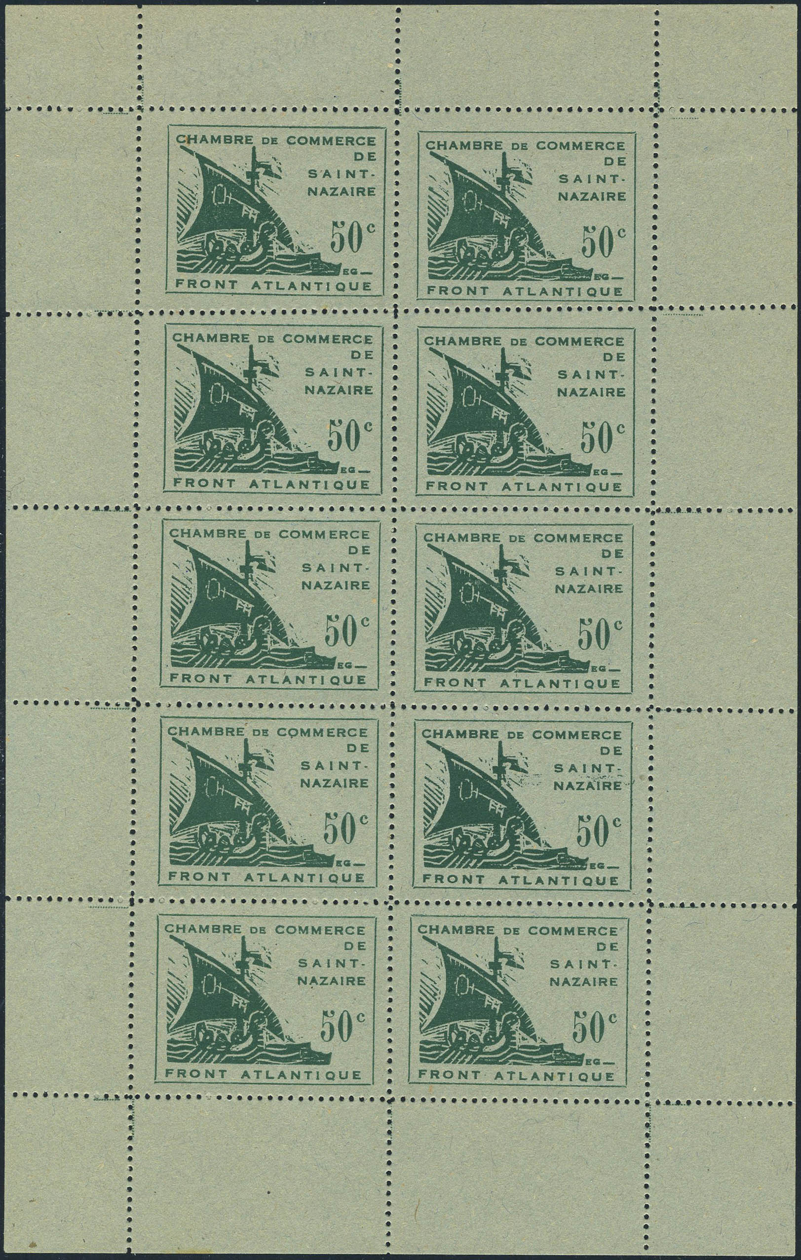 Lot 1408 - France timbres de guerre -  Francois Feldman F.C.N.P François FELDMAN sale #122