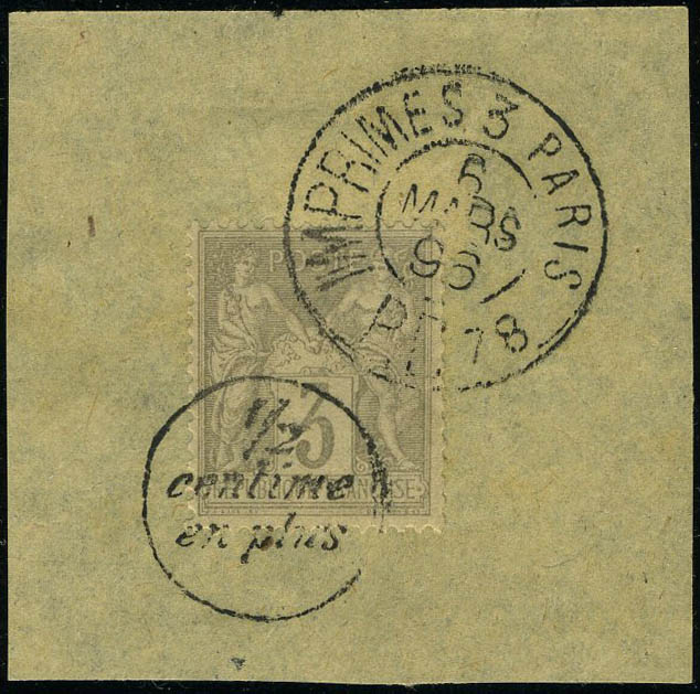 Lot 1435 - France timbres pour journaux - Francois Feldman F.C.N.P François FELDMAN sale #122 Lot 1435 - France timbres pour journaux - Francois Feldman F.C.N.P François FELDMAN sale #122