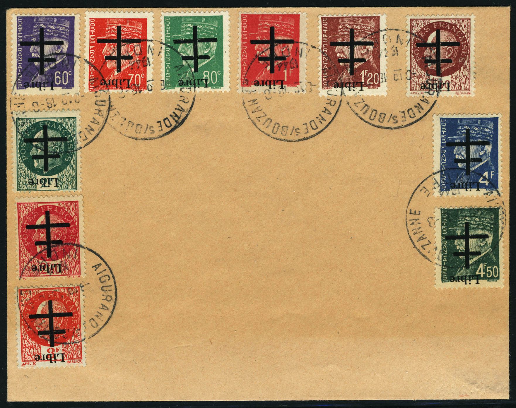 Lot 1442 - France timbres de liberation - cat. mayer - Francois Feldman F.C.N.P François FELDMAN sale #122 Lot 1442 - France timbres de liberation - cat. mayer - Francois Feldman F.C.N.P François FELDMAN sale #122