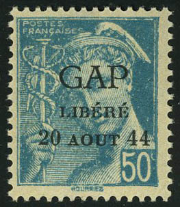 Lot 1483 - France timbres de liberation - cat. mayer -  Francois Feldman F.C.N.P François FELDMAN sale #122