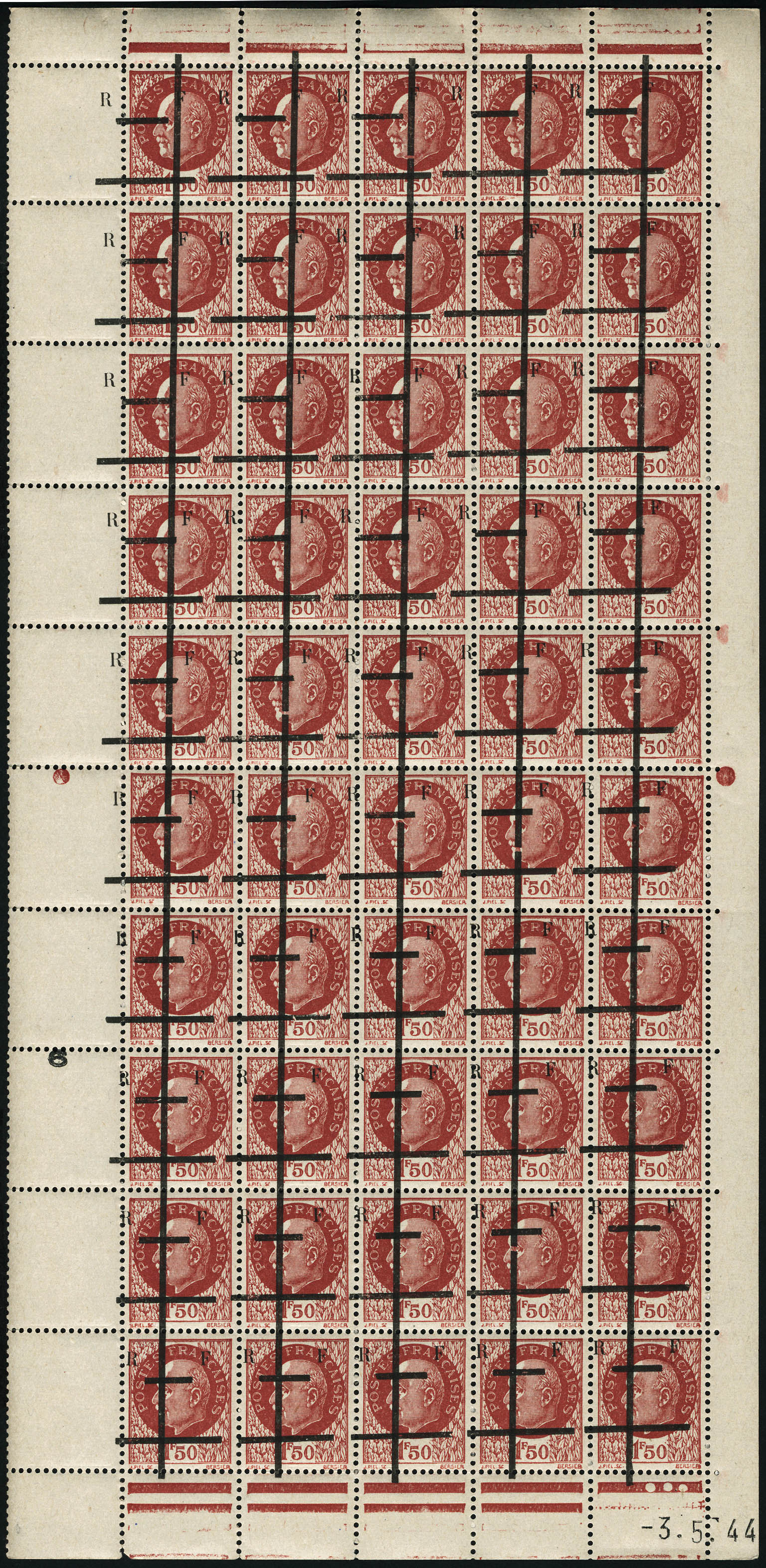Lot 1486 - France timbres de liberation - cat. mayer -  Francois Feldman F.C.N.P François FELDMAN sale #122