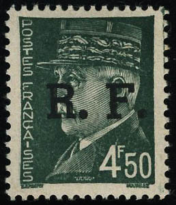 Lot 1493 - France timbres de liberation - cat. mayer -  Francois Feldman F.C.N.P François FELDMAN sale #122