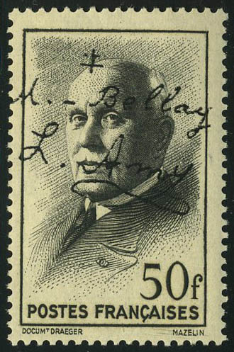 Lot 1494 - France timbres de liberation - cat. mayer -  Francois Feldman F.C.N.P François FELDMAN sale #122