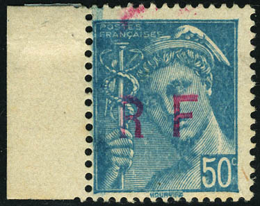 Lot 1501 - France timbres de liberation - cat. mayer -  Francois Feldman F.C.N.P François FELDMAN sale #122