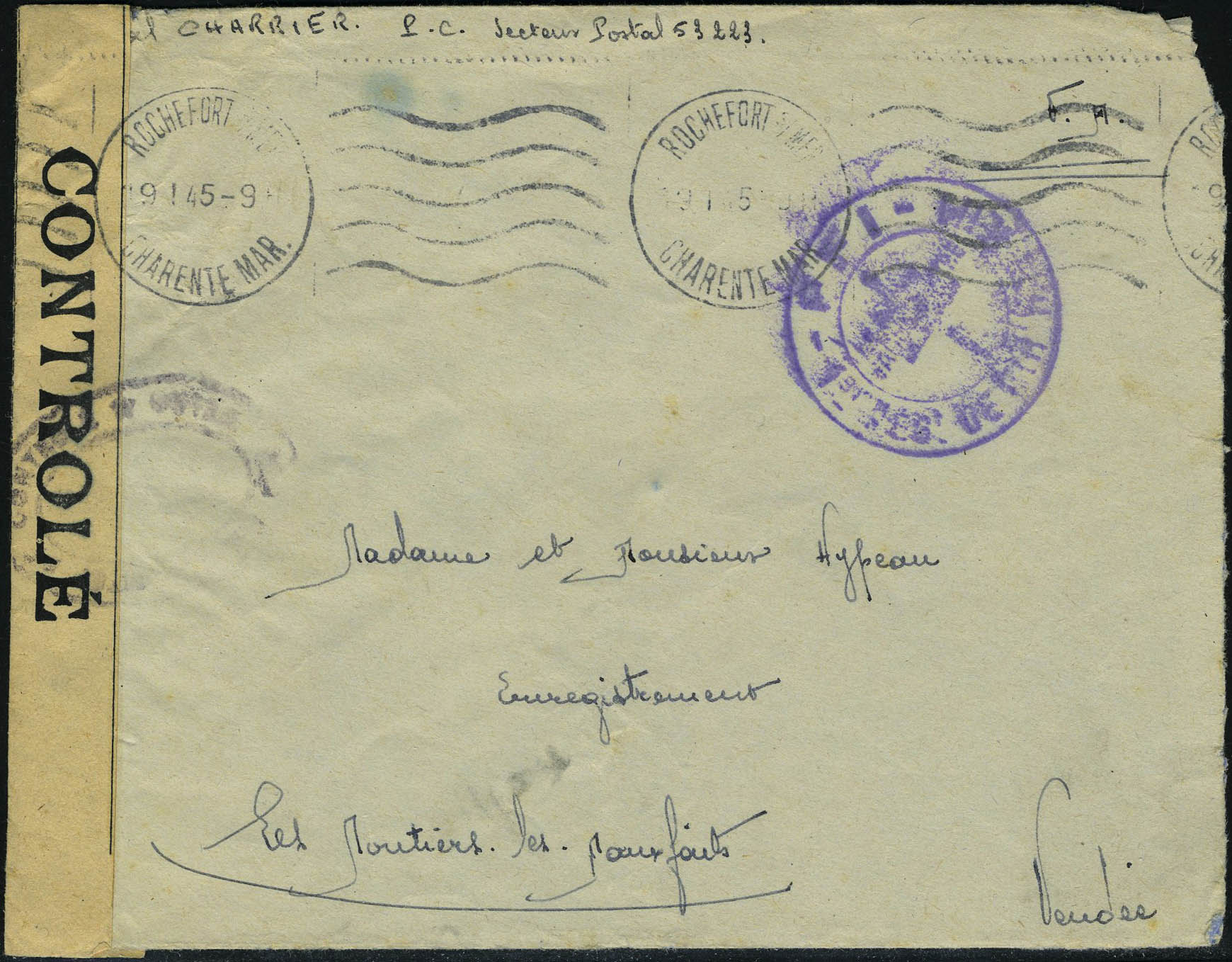 Lot 1515 - France timbres de liberation - cat. mayer -  Francois Feldman F.C.N.P François FELDMAN sale #122