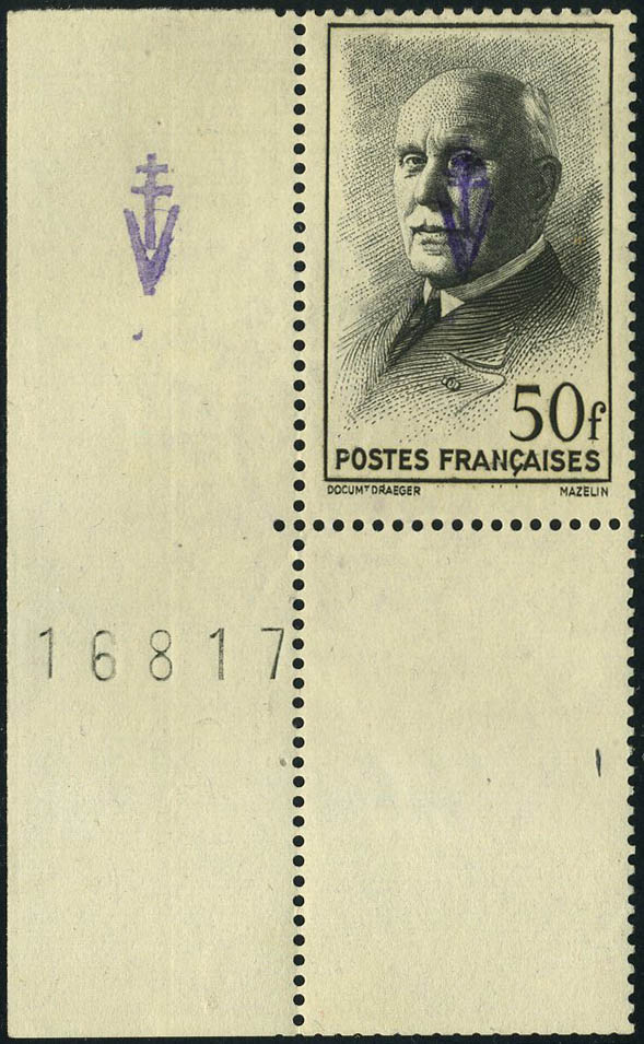 Lot 1518 - France timbres de liberation - cat. mayer -  Francois Feldman F.C.N.P François FELDMAN sale #122