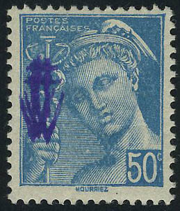 Lot 1520 - France timbres de liberation - cat. mayer -  Francois Feldman F.C.N.P François FELDMAN sale #122