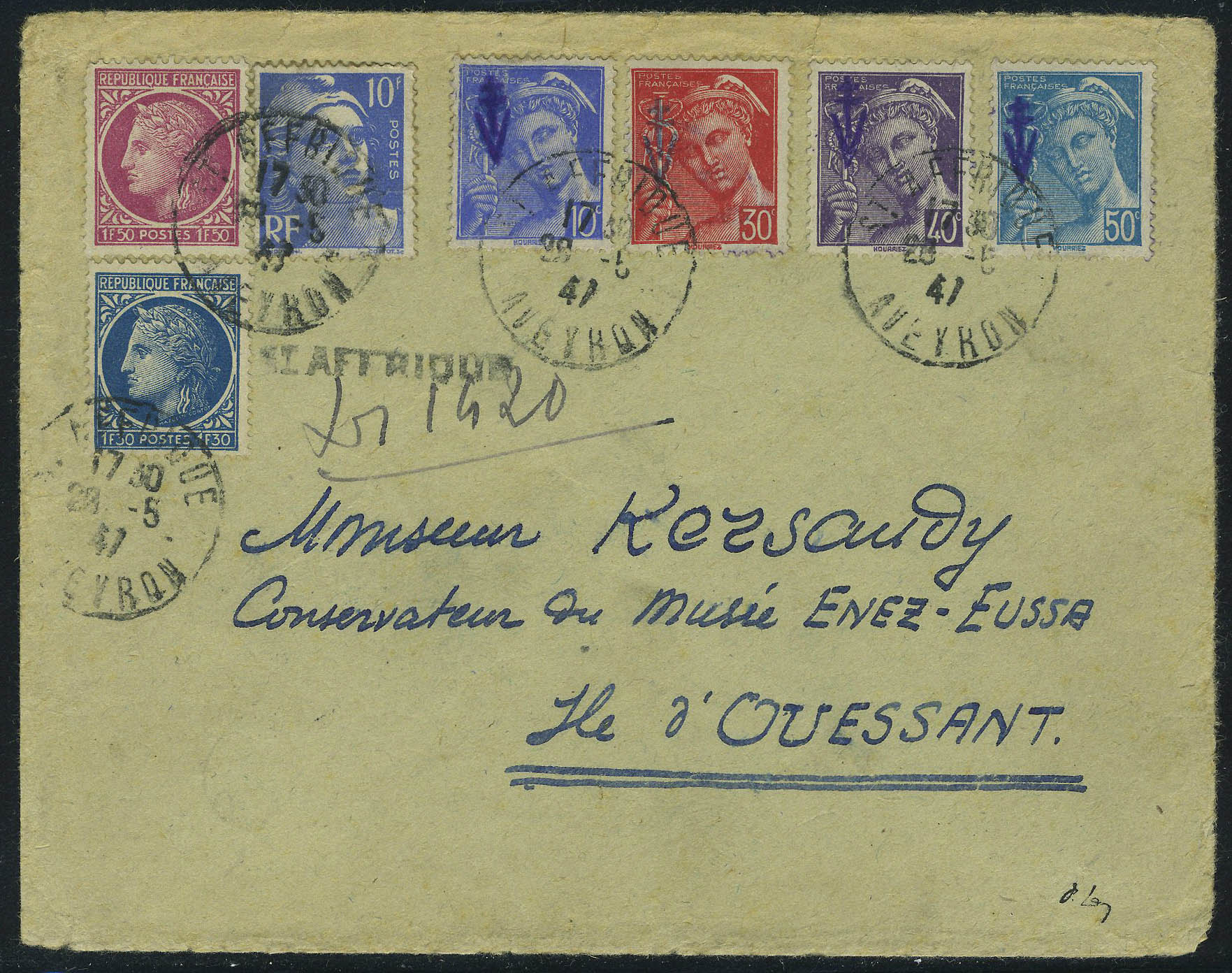 Lot 1521 - France timbres de liberation - cat. mayer -  Francois Feldman F.C.N.P François FELDMAN sale #122