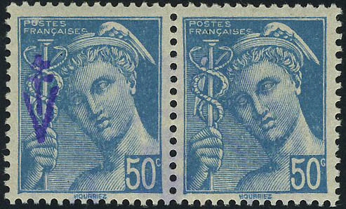 Lot 1523 - France timbres de liberation - cat. mayer -  Francois Feldman F.C.N.P François FELDMAN sale #122
