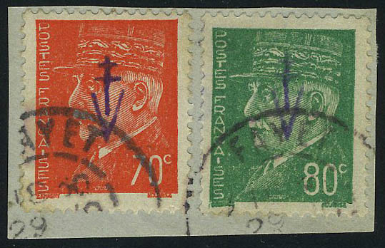 Lot 1524 - France timbres de liberation - cat. mayer -  Francois Feldman F.C.N.P François FELDMAN sale #122