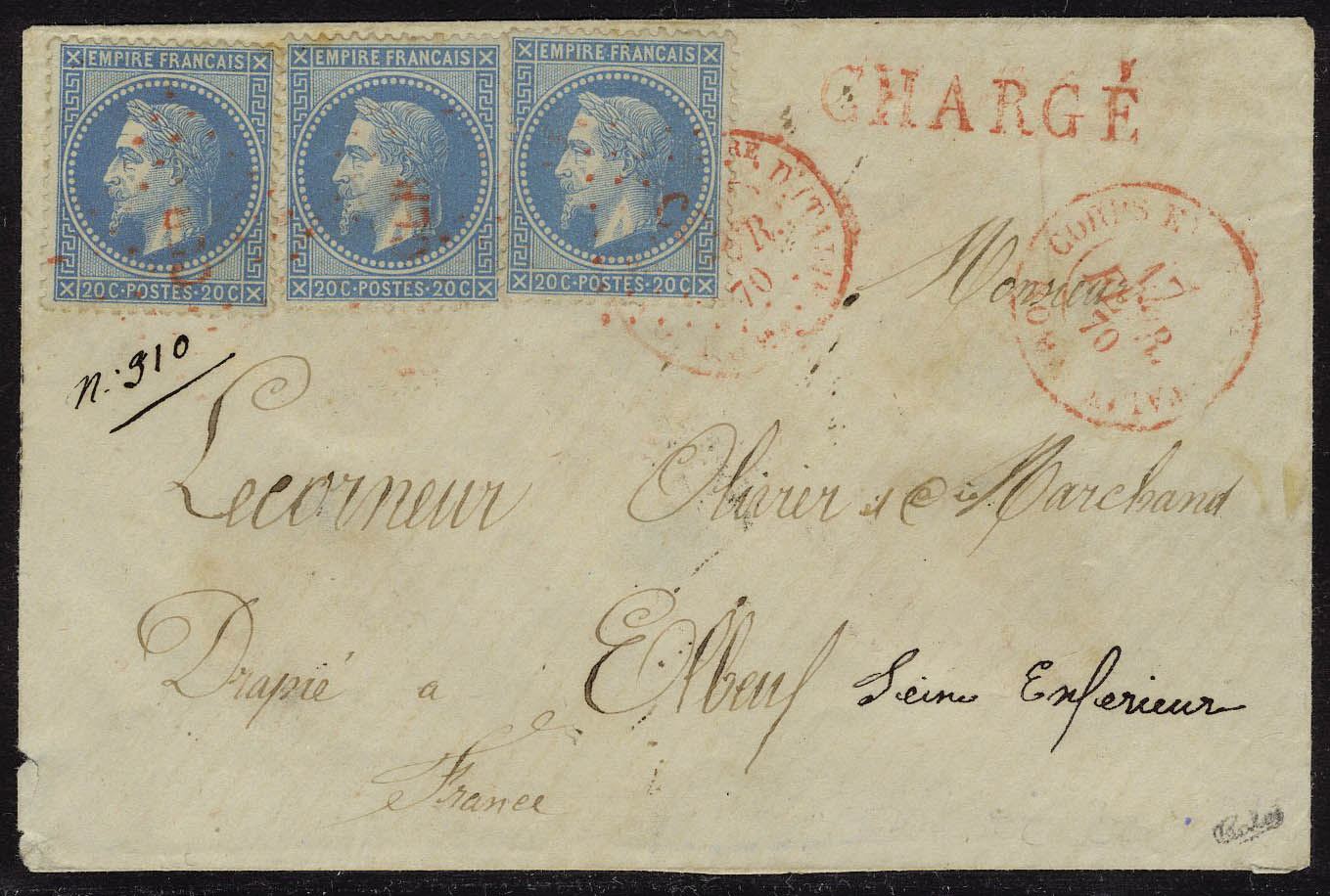 Lot 153 - France second empire - Francois Feldman F.C.N.P François FELDMAN sale #122 Lot 153 - France second empire - Francois Feldman F.C.N.P François FELDMAN sale #122