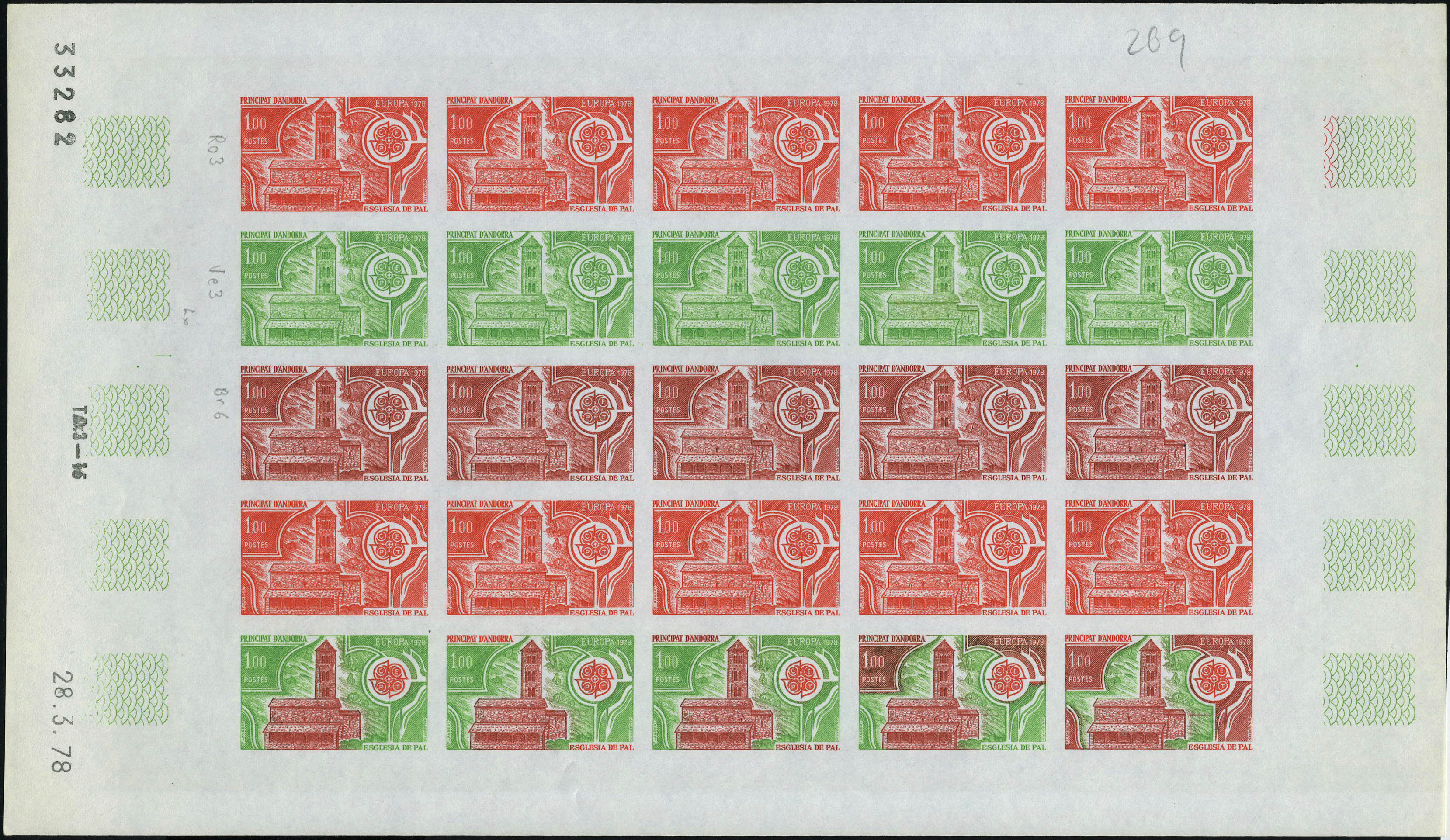 Lot 1663 - andorre  -  Francois Feldman F.C.N.P François FELDMAN sale #122