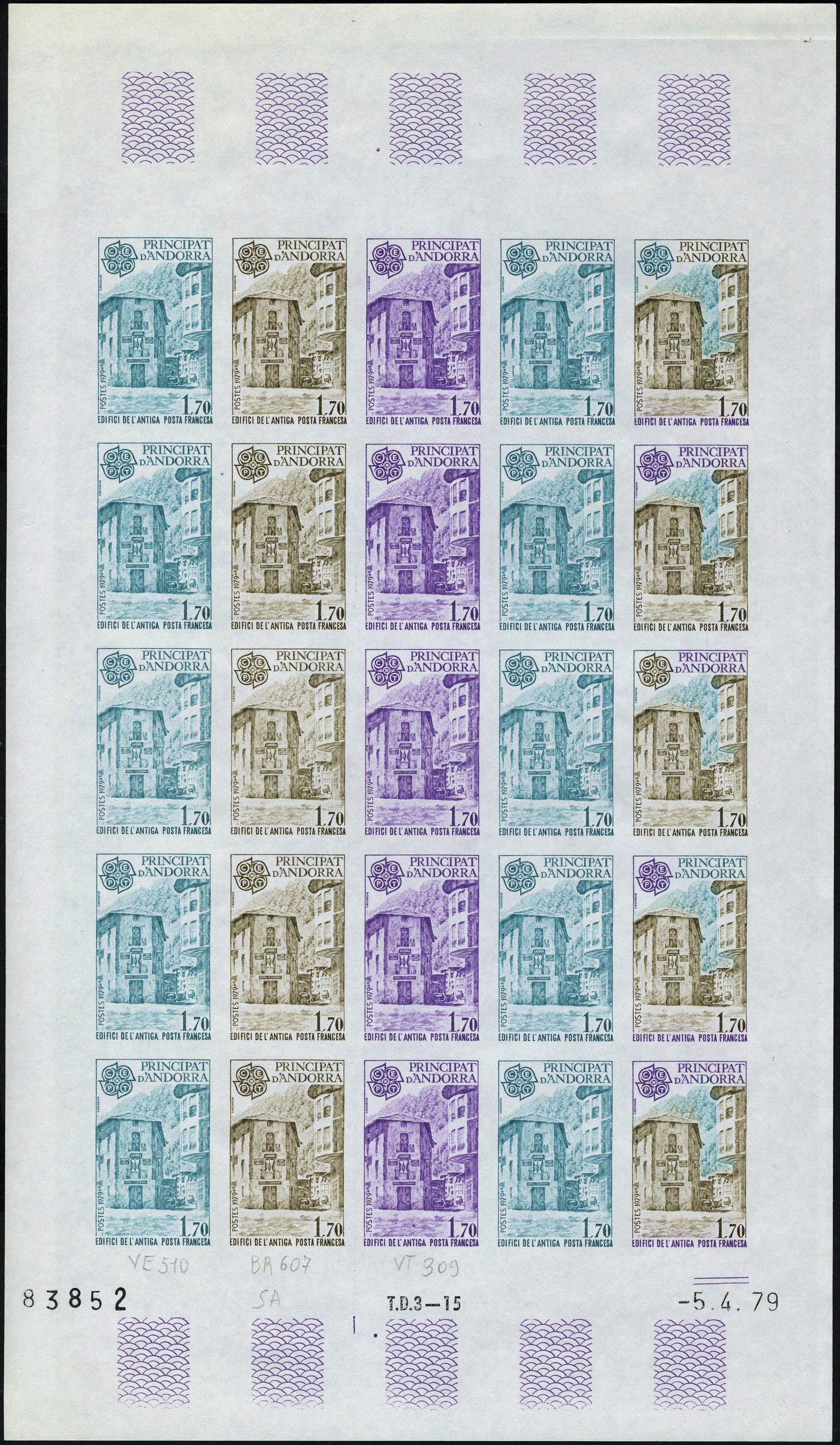 Lot 1665 - andorre  -  Francois Feldman F.C.N.P François FELDMAN sale #122