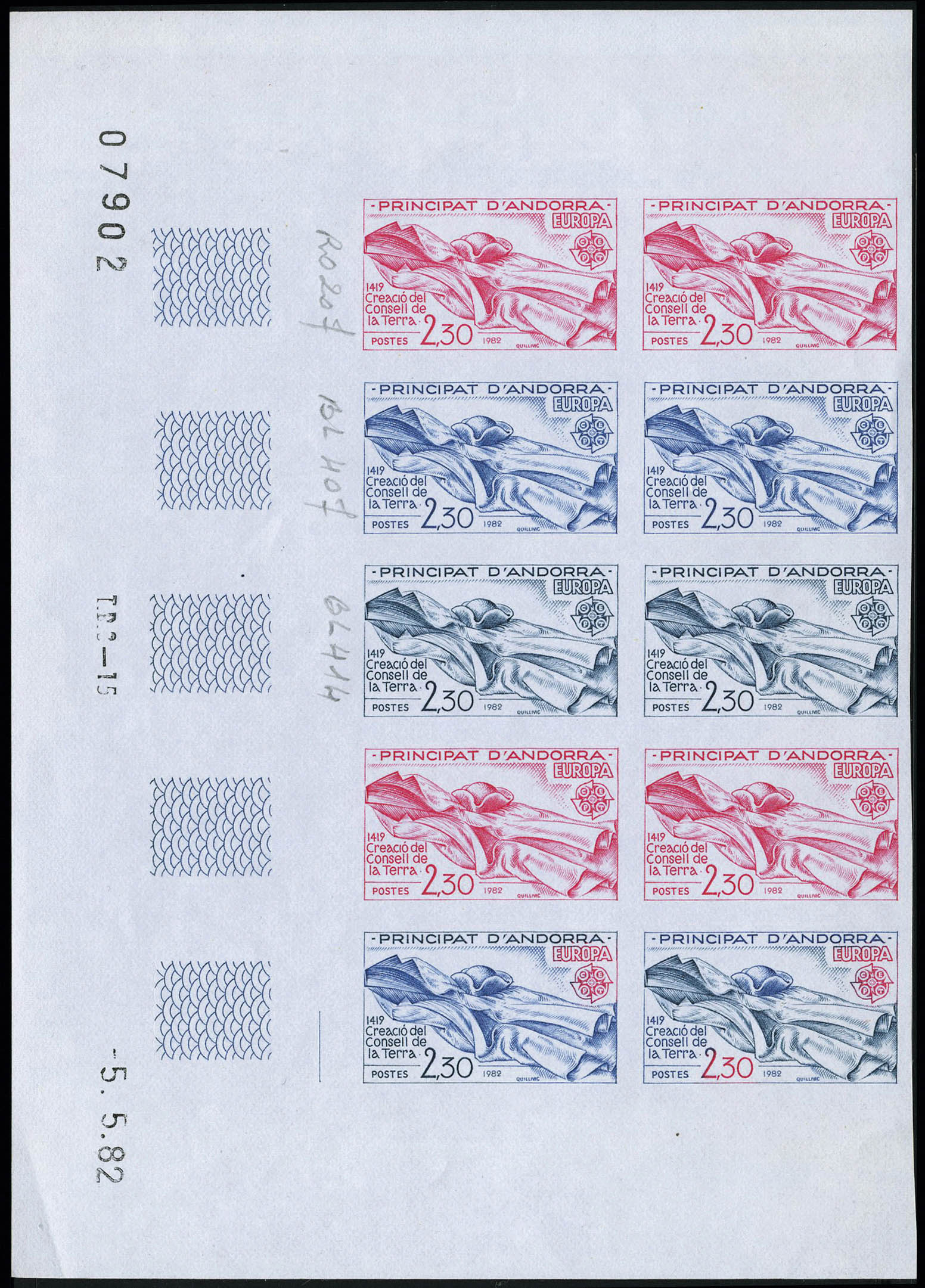 Lot 1669 - andorre  -  Francois Feldman F.C.N.P François FELDMAN sale #122