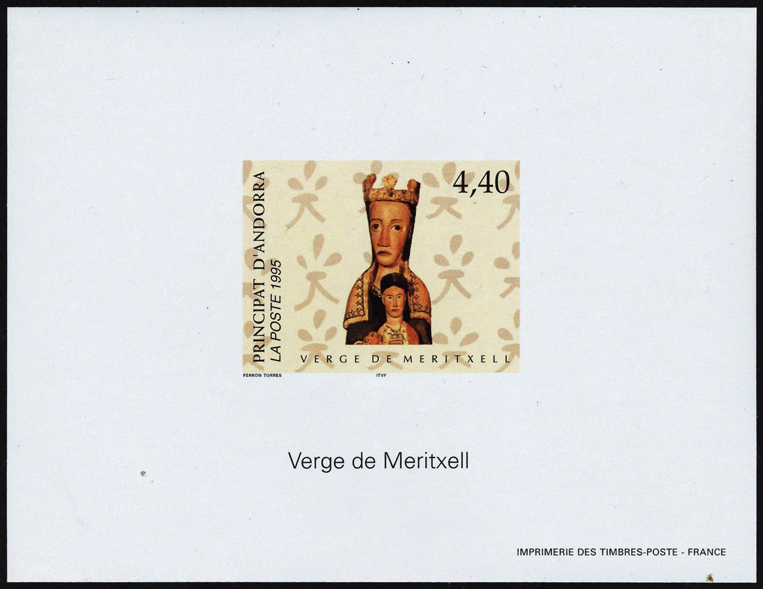 Lot 1676 - andorre  -  Francois Feldman F.C.N.P François FELDMAN sale #122