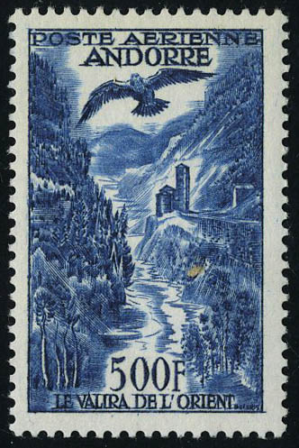 Lot 1679 - andorre poste aerienne - Francois Feldman F.C.N.P François FELDMAN sale #122 Lot 1679 - andorre poste aerienne - Francois Feldman F.C.N.P François FELDMAN sale #122