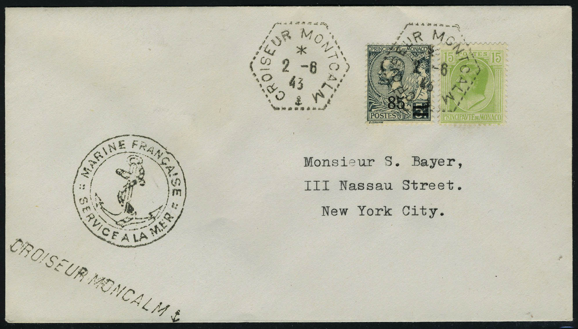 Lot 1717 - Monaco - Francois Feldman F.C.N.P François FELDMAN sale #122 Lot 1717 - Monaco - Francois Feldman F.C.N.P François FELDMAN sale #122