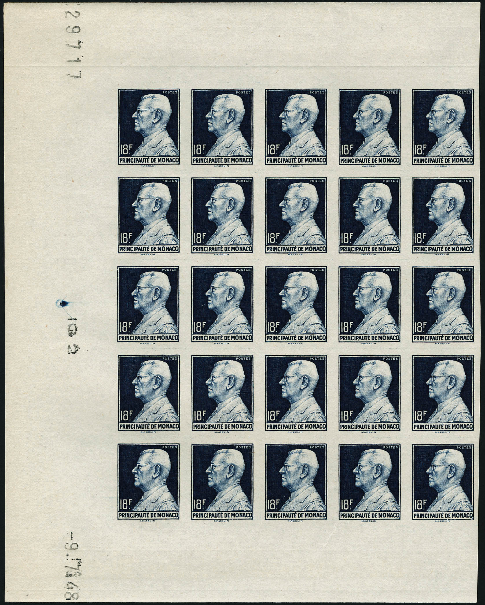 Lot 1740 - Monaco  -  Francois Feldman F.C.N.P François FELDMAN sale #122