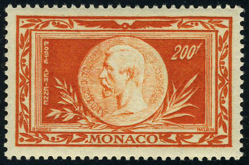 Lot 1758 - Monaco poste aerienne - Francois Feldman F.C.N.P François FELDMAN sale #122 Lot 1758 - Monaco poste aerienne - Francois Feldman F.C.N.P François FELDMAN sale #122
