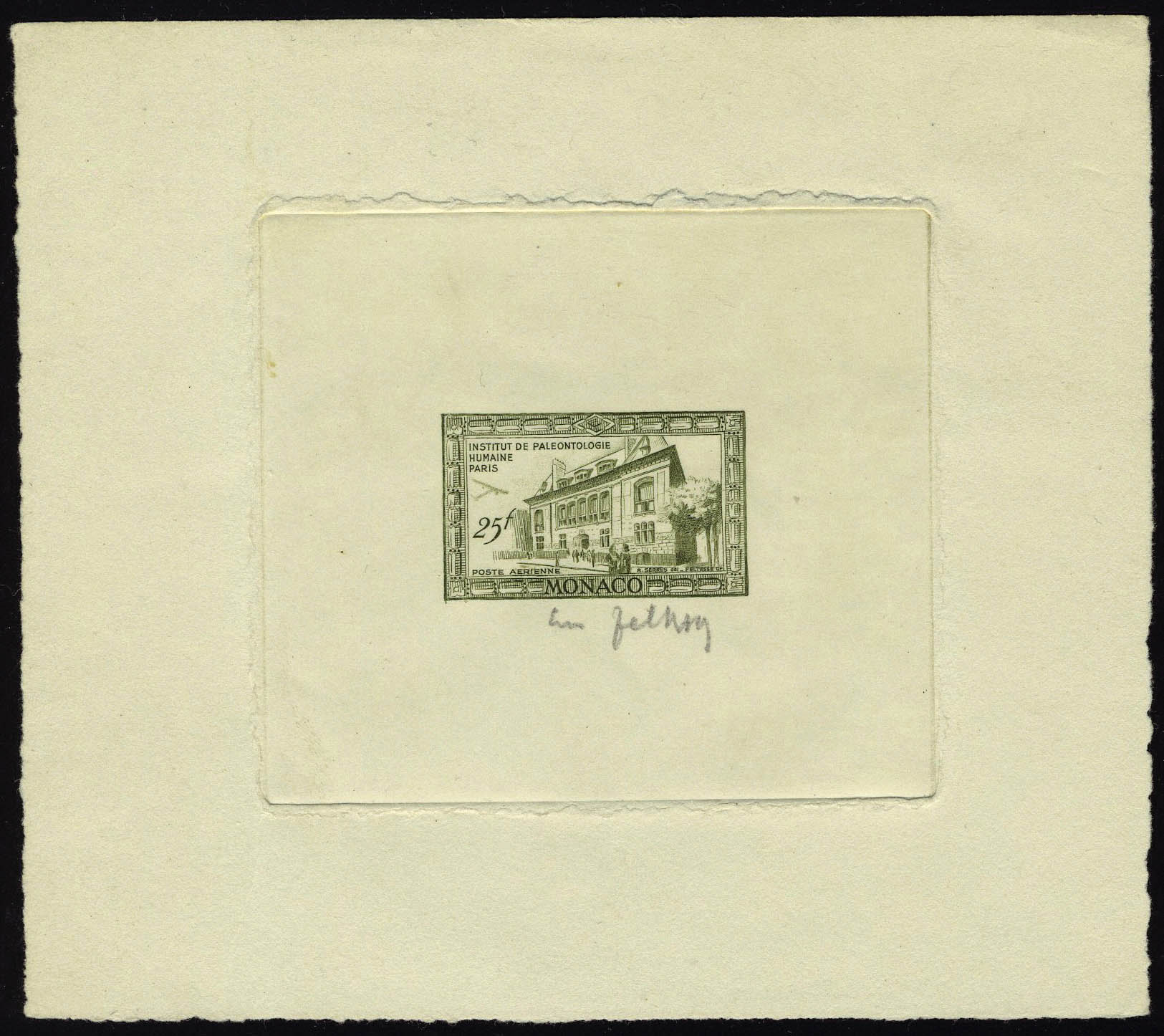 Lot 1763 - Monaco poste aerienne - Francois Feldman F.C.N.P François FELDMAN sale #122 Lot 1763 - Monaco poste aerienne - Francois Feldman F.C.N.P François FELDMAN sale #122