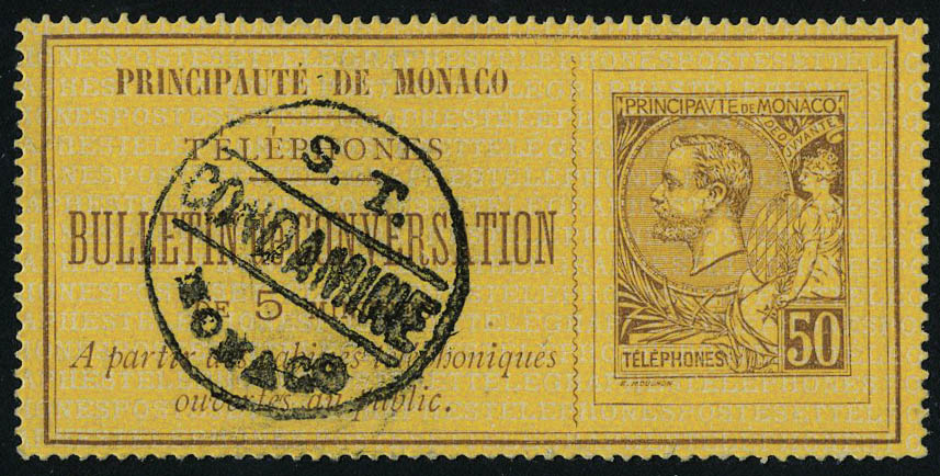 Lot 1802 - Monaco timbres telephone - Francois Feldman F.C.N.P François FELDMAN sale #122 Lot 1802 - Monaco timbres telephone - Francois Feldman F.C.N.P François FELDMAN sale #122
